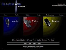 Tablet Screenshot of blueslashstudio.com